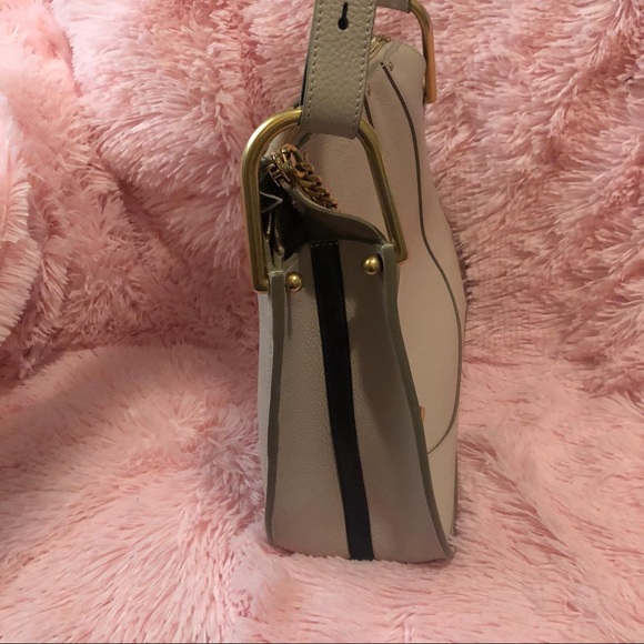 Chloe Natural Hayley leather / Suede Shoulder Bag - Picture 2 of 8